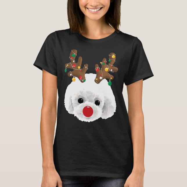 Camiseta Poodle L _ Navidades (Anverso)