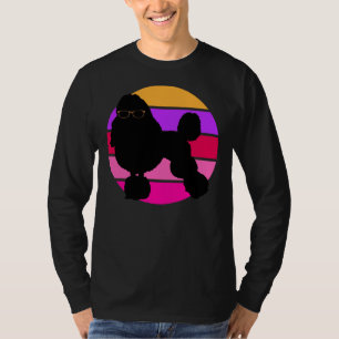 Camiseta Poodle Leopard Piel gafas de sol rosadas