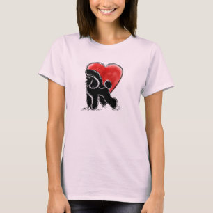 Camiseta Poodle Linograbado