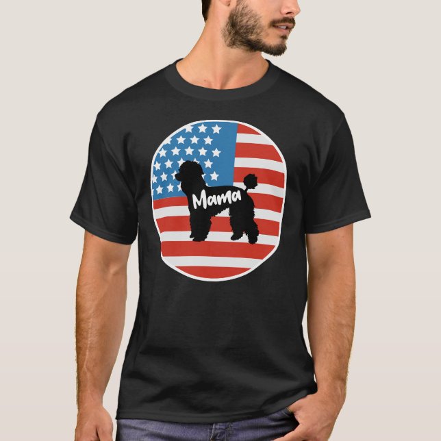 Camiseta Poodle Mama T- (Anverso)