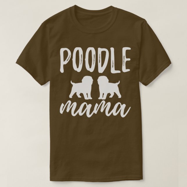 Camiseta Poodle Mom 1 (Diseño del anverso)