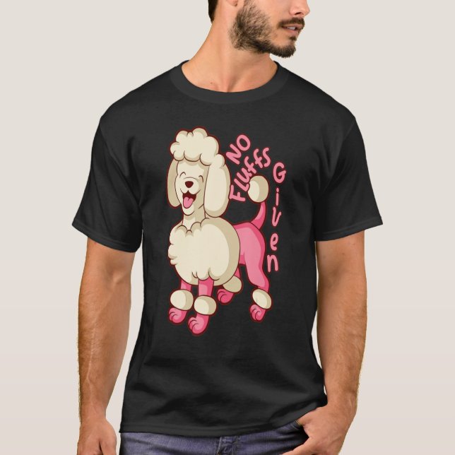 Camiseta Poodle Mom Cute Poodle Rosa No Se Le Dieron Aceite (Anverso)