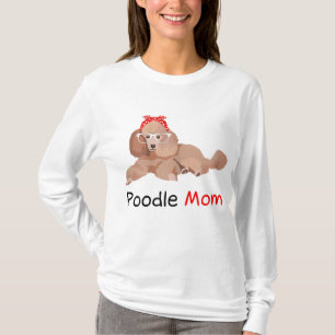 Camiseta Poodle Mom Dog Bandana Pet Lover Gift Womys Poodl