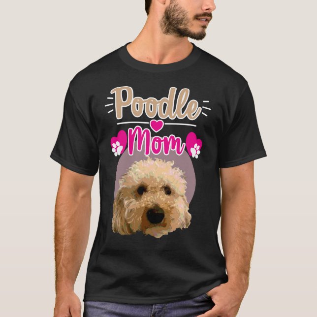 Camiseta Poodle Mom Relé Fit (Anverso)