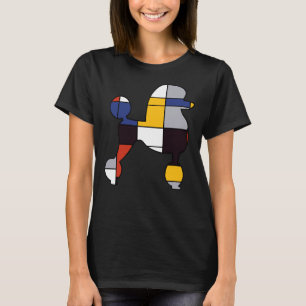 Camiseta Poodle Mondrian