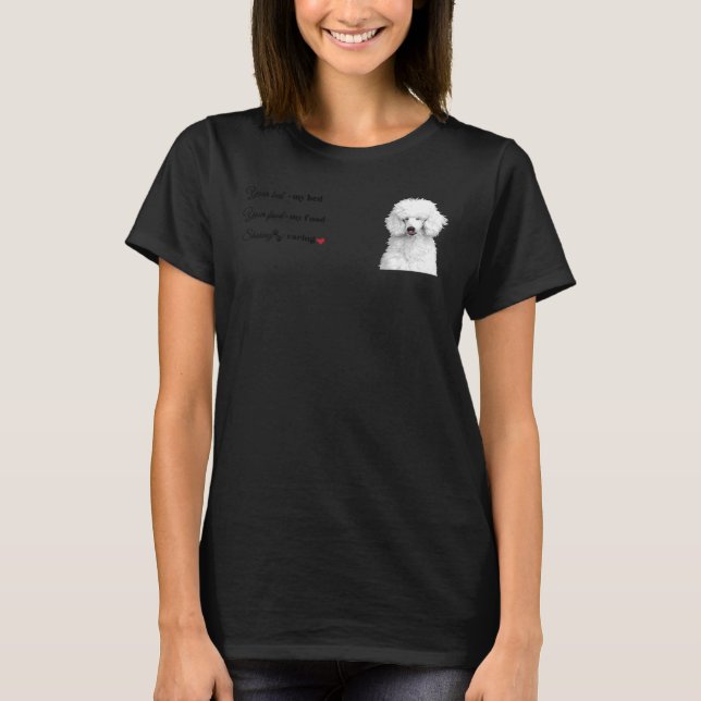 Camiseta Poodle Mug (Anverso)