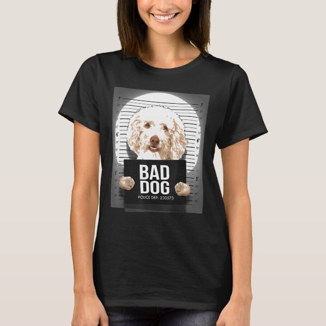 Camiseta Poodle Mugshot (Anverso)