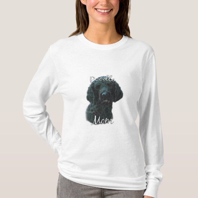 Camiseta Poodle (negro) Mamá 2 (Anverso)