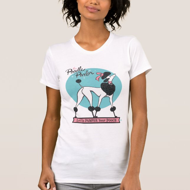 Camiseta Poodle Parlor (Anverso)