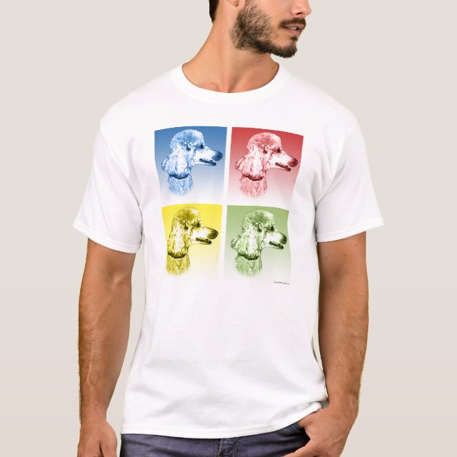 Camiseta Poodle Pop Art (Anverso)