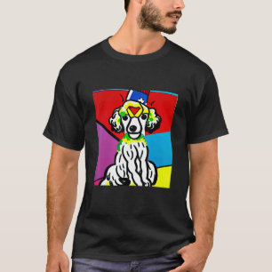 Camiseta Poodle Pop Caniche Divertido Lindo Perro Para Homb
