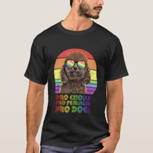 Camiseta Poodle Pro Choice Pro Feminismo Pro Perros Lgbtq F