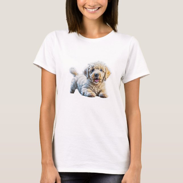 Camiseta Poodle Puppy (Anverso)