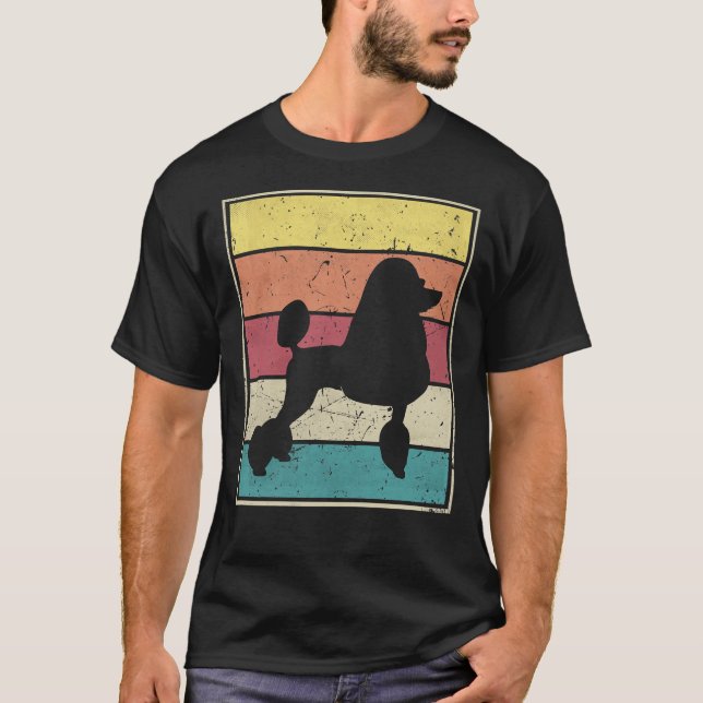 Camiseta Poodle Retro Vintage Classic (Anverso)