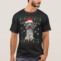 Poodle Santa Christmas Tree Lights