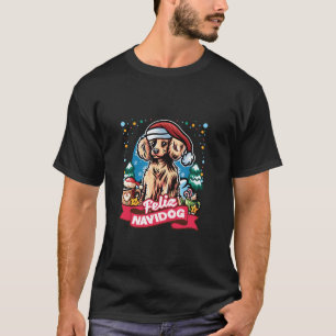 Camiseta Poodle Santa Claus Coffee Mug Merry Christmas Dogs