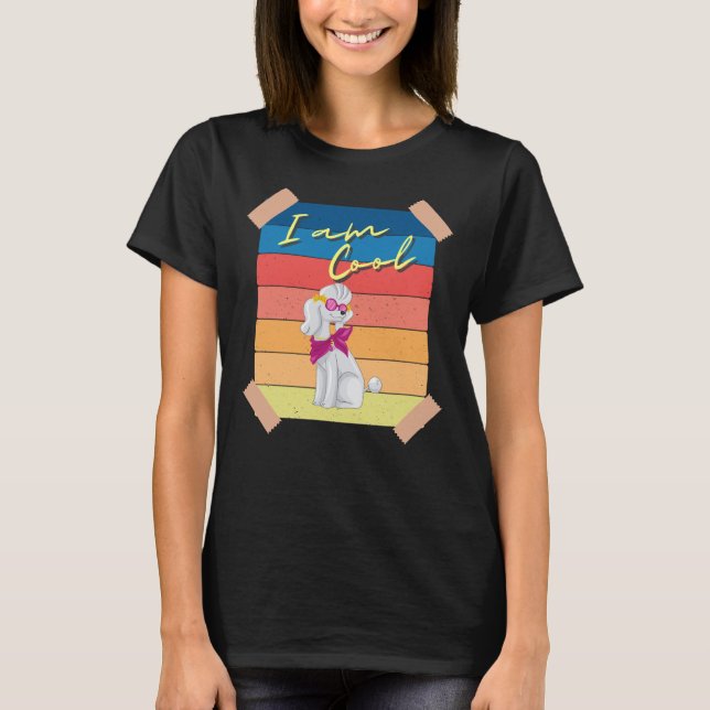 Camiseta Poodle Soy Guay (Anverso)