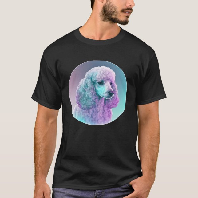 Camiseta Poodle Vaporwave Retrowave Aesthetic  1 (Anverso)