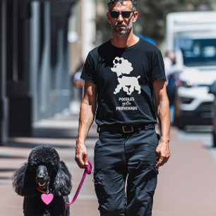 Camiseta Poodles Gotta Promenade Francés Poodle Papa