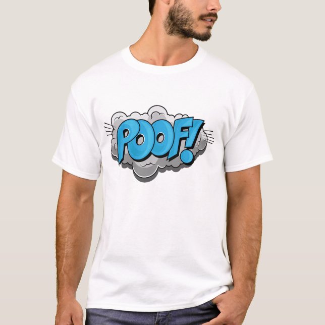 Camiseta ¡Poof cómico del arte pop! (Anverso)