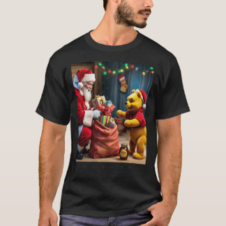 Camiseta Pooh conoce a Santa
