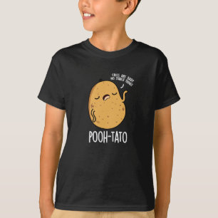 Camiseta Pooh-tato Funny Potato Pun Dark BG