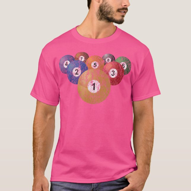 Camiseta Pool Billiard (Anverso)