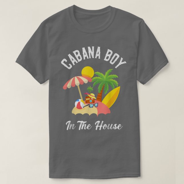 Camiseta Pool Bo Beach Vacation Funny Tee Cabana Boy En (Diseño del anverso)