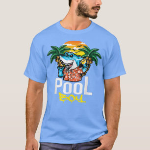 Camiseta Pool Boy I Shark Fish I Kids I Funny Shark 