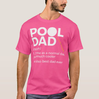 Camiseta Pool Dad Definition Funny Billiards Best Dad