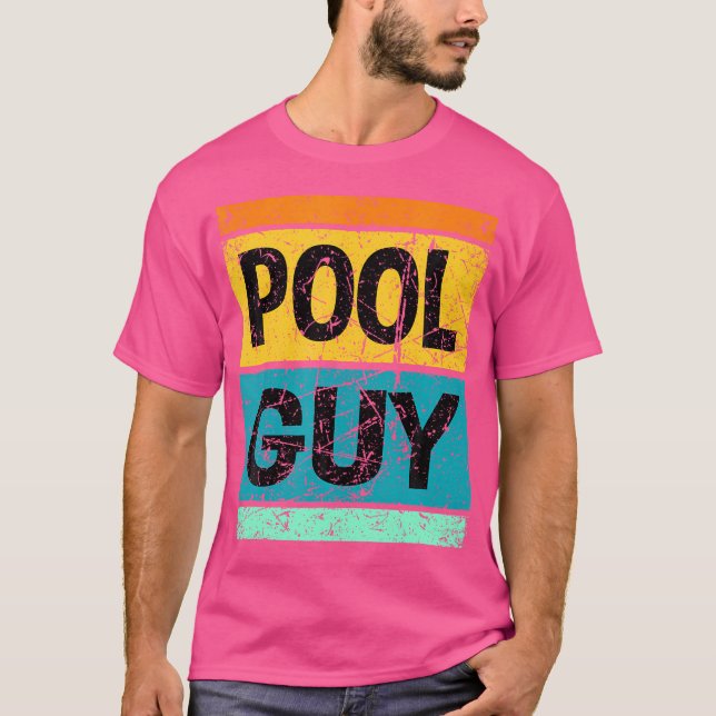 Camiseta Pool Guy Funny Natación (Anverso)