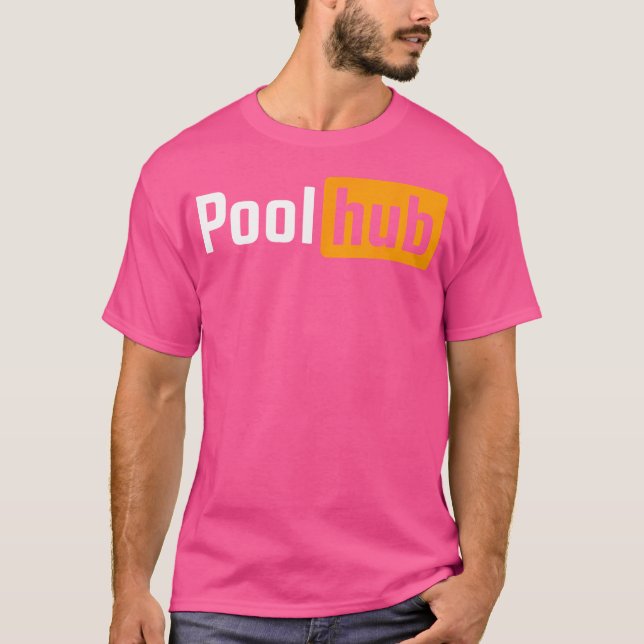 Camiseta Pool Hub Funny Billiards Pool Player Cita Parodia (Anverso)