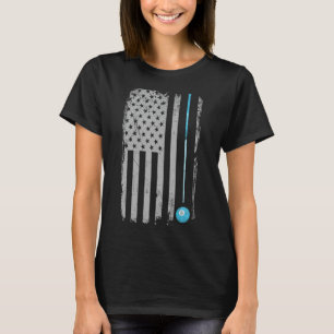 Camiseta Pool Stick Billiards 8 Ball Vintage Usa American F