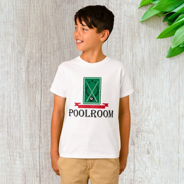 Camiseta Poolroom Billiards Classic 8 Ball (Subido por el creador)