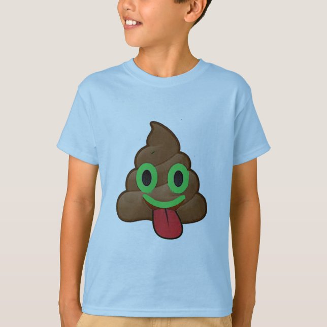 Camiseta poop emoji afortunado verde st patricks día irish  (Anverso)