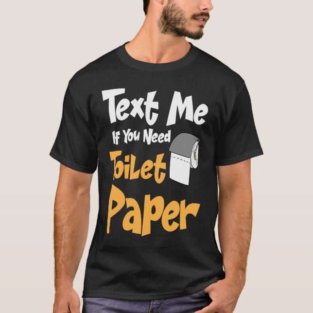 Camiseta Poop Gag TP Rollo Chiste Humor para adultos Papel  (Anverso)