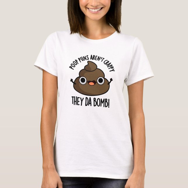 Camiseta Poop Punks dan bomba a poo pun gracioso (Anverso)