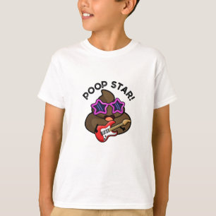 Camiseta Poop Star Funny Pop Star Pun