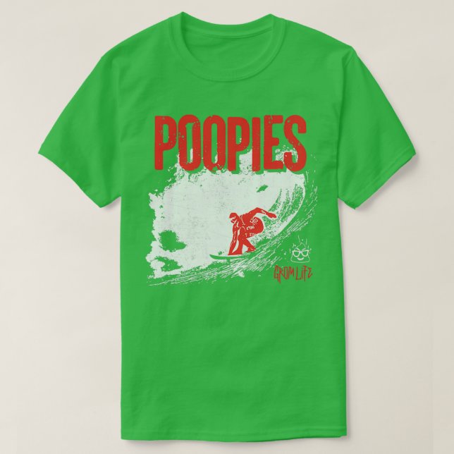 Camiseta Poopies Merch Wave T (Diseño del anverso)