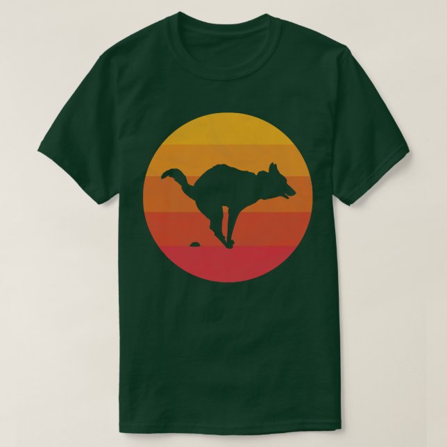 Camiseta Pooping de perro (Diseño del anverso)