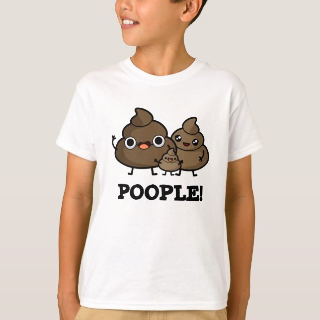 Camiseta Poopla Funny Poop People Pun (Anverso)