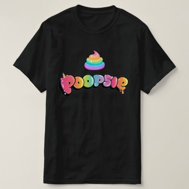 Camiseta Poopsie (Caca de Colores Arcoíris)  (Diseño del anverso)