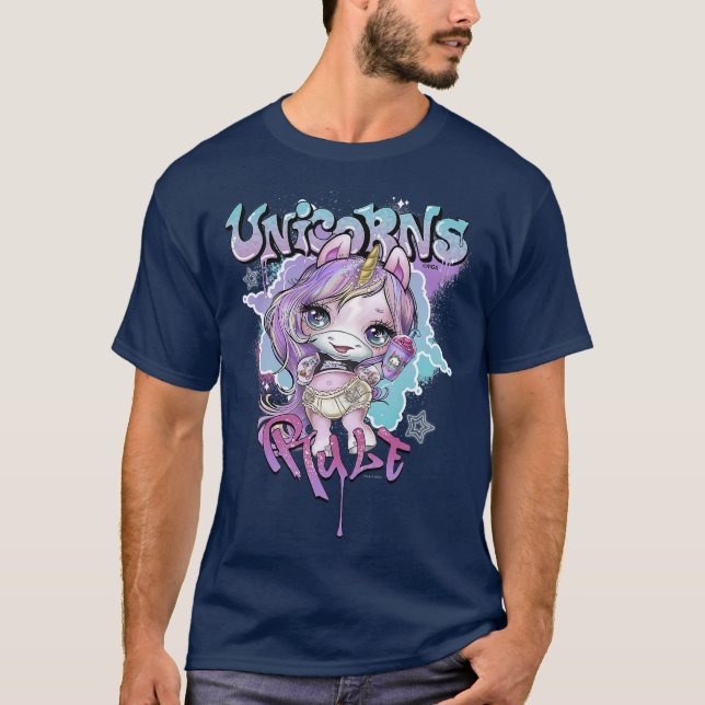 Camiseta Poopsie Slime Surprise Unicorns Rule (Anverso)