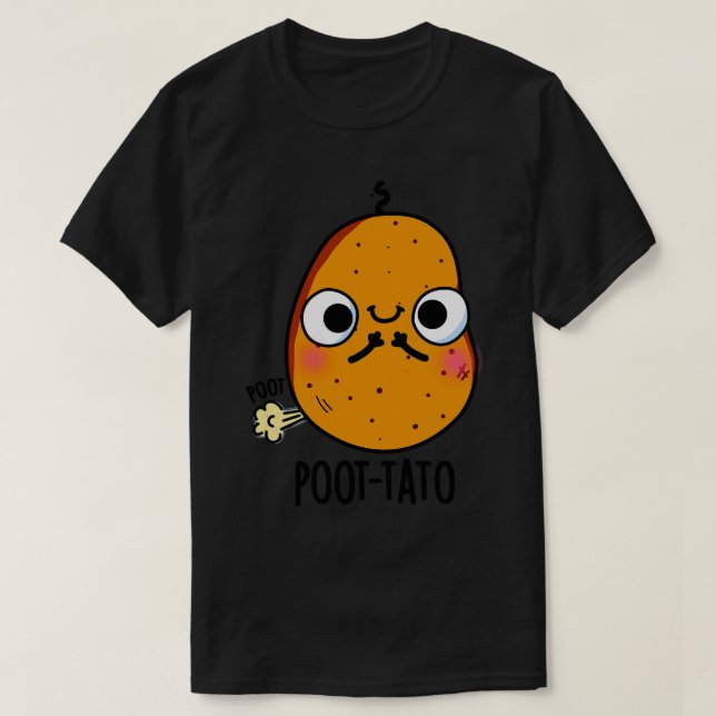 Camiseta Poottato gracioso Farting Potato Pun (Diseño del anverso)