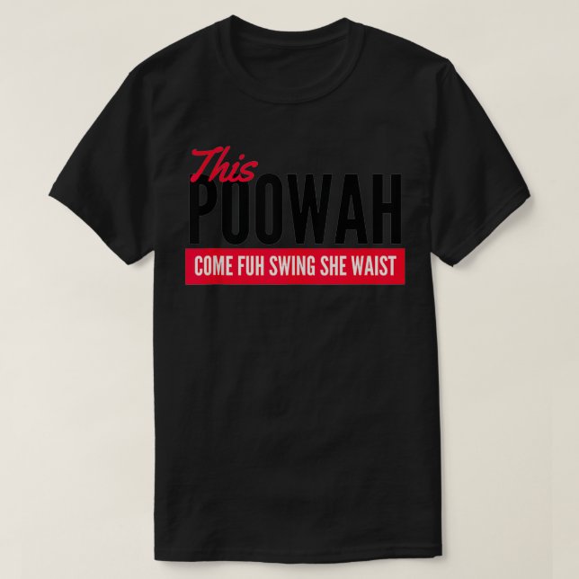 Camiseta POOWAH Chutney Lover y Danza  (Diseño del anverso)