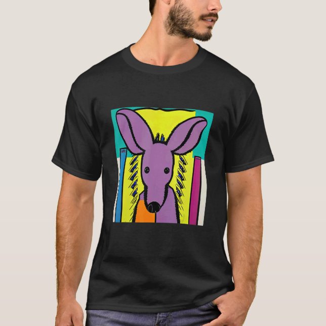 Camiseta Pop Aardvark Cute Trendy Para Hombres Mujeres Y Ni (Anverso)