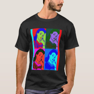CAMISETA POP ART 4 PLAZAS PANALES CANVAS ESTILO CUTE BRILLO
