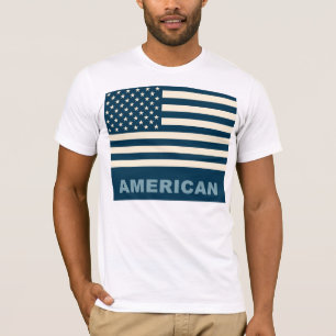 Camiseta Pop Art Bandera Americana 4