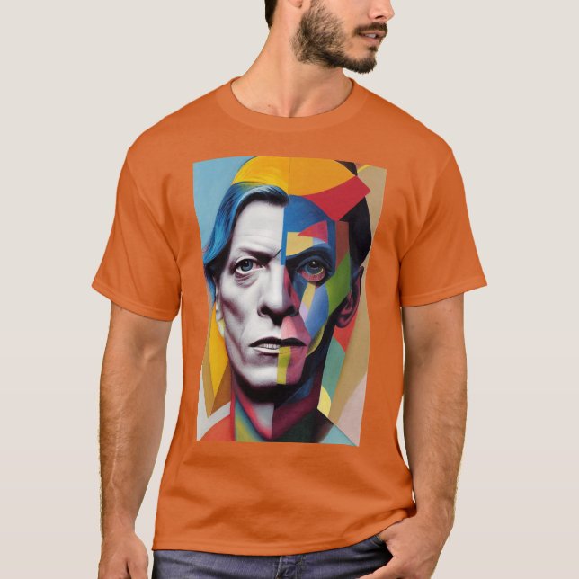 Camiseta Pop Art Bowie (Anverso)