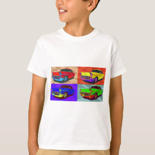 Camiseta Pop art Chevy Belair illustration